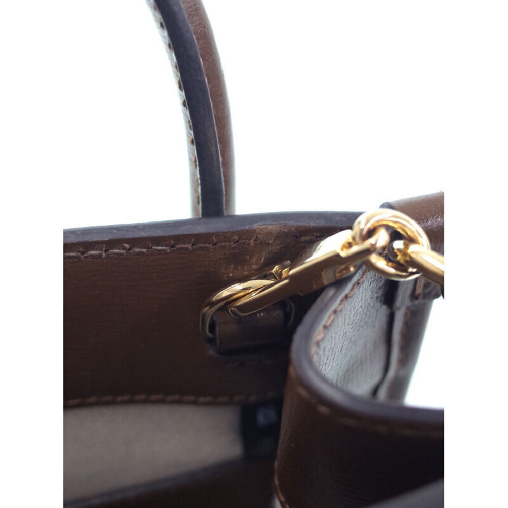 Gucci Interlocking G Tote Bag GG Supreme canvas brown leather - Picture 6 of 9